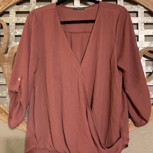 Mauve Stitch Fix Blouse